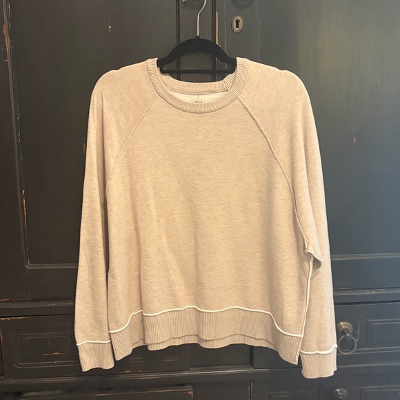 Anthropologie The Oaklyn Cozy Crew-Neck Sweatshirt by Pilcro - Picture 2 of 11